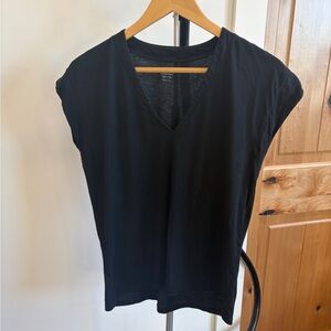 Frame Denim Le Mid Rise V neck T Shirt